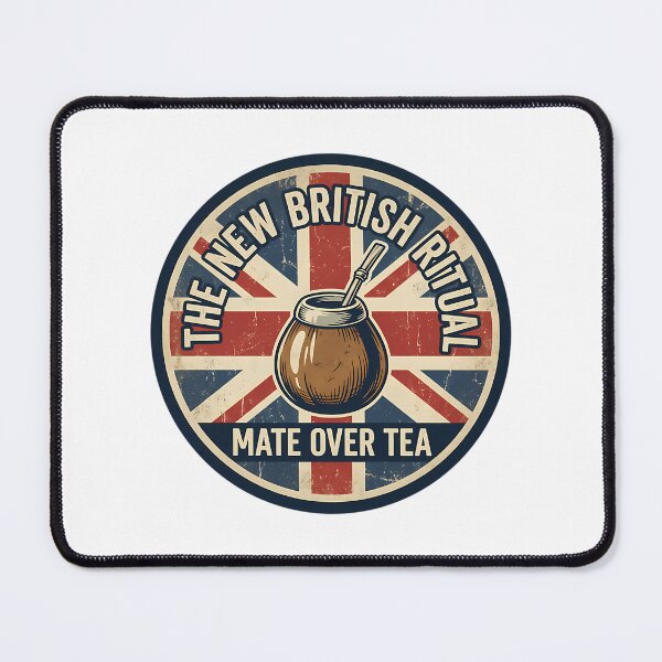 Item preview, New British Ritual Mate Over Tea Yerba Sticker designed and sold by iroingtonsey.