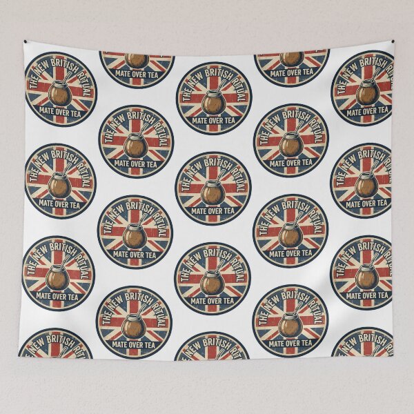 Item preview, New British Ritual Mate Over Tea Yerba Sticker designed and sold by iroingtonsey.
