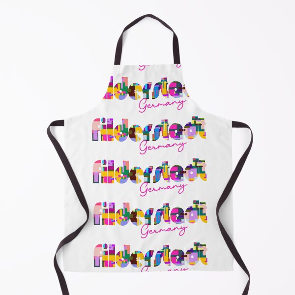 Item preview, Filderstadt, Germany, Vibrant Abstract City Typography Art designed and sold by Wanderful-roads.
