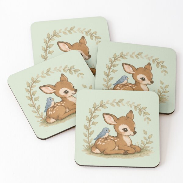 Item preview, Cute Fawn with Friend designed and sold by MellowMunchkins.