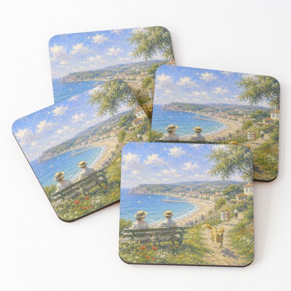 Item preview, Mediterranean Coastal Village designed and sold by ArcanaAbsolute.