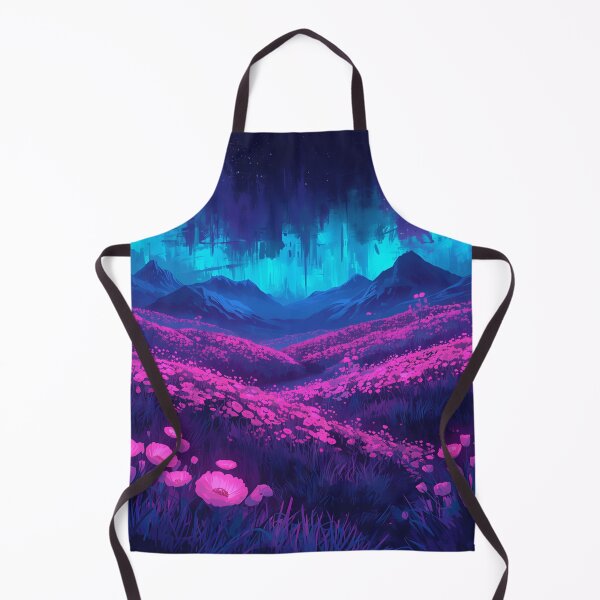 Item preview, Acrylic Neon Flower Alien Basin Landscape designed and sold by Luminous Wilds.