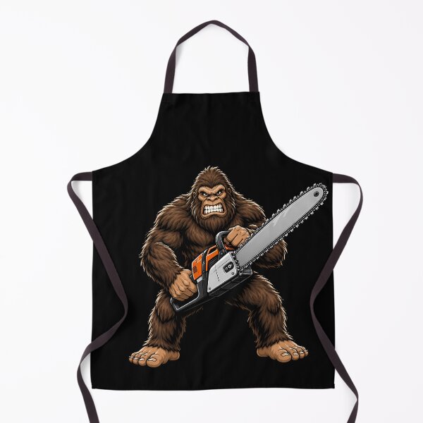 Item preview, Sasquatch Chainsaw designed and sold by Funny Vintage Stickers And T-Shirts.