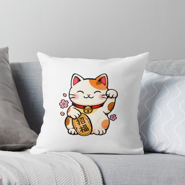 Item preview, cat illustration Kawaii Japan culture Sticker vector designed and sold by sabartgunpla.