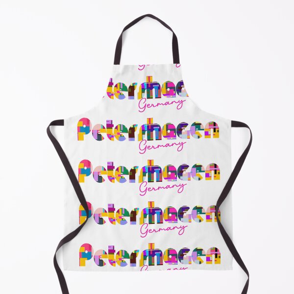 Item preview, Petershagen, Germany, Vibrant Abstract City Typography Art designed and sold by Wanderful-roads.