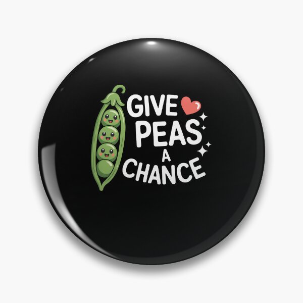 Item preview, Vegan Vegetable Give Peas A Chance Earth Day designed and sold by SapfireStuArt.