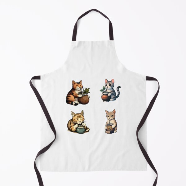 Item preview, Yerba Mate Cats Sheet designed and sold by iroingtonsey.