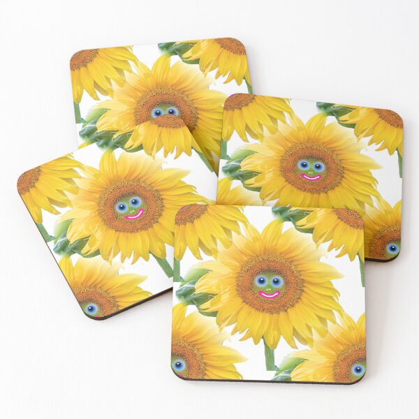 Item preview, Smiling Sunflower Face Seamless Pattern designed and sold by kristalcurt.