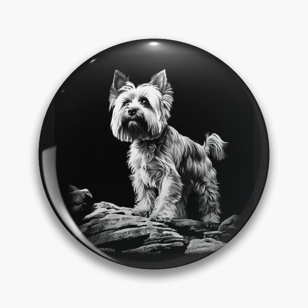 Item preview, West Highland Terrier Portrait in Black and White designed and sold by inkoutninja.
