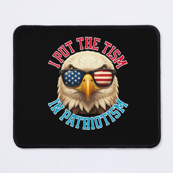 Item preview, I Put The Tism in Patriotism Athletic Eagle designed and sold by TheEndDesign.