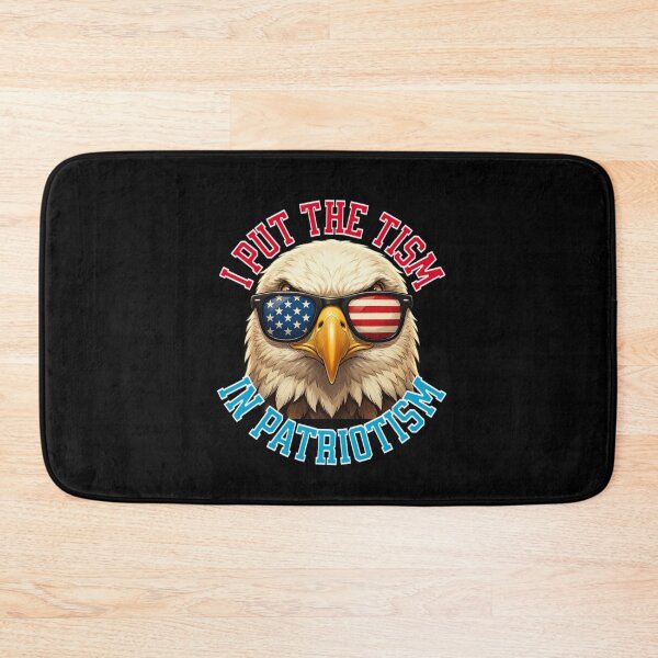 Item preview, I Put The Tism in Patriotism Athletic Eagle designed and sold by TheEndDesign.