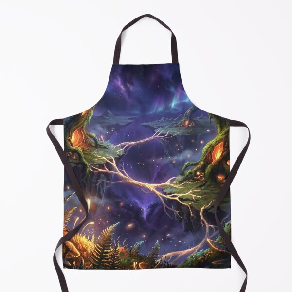 Item preview, Concept Art Ember Sky Jungle Alien Rift Landscape designed and sold by Luminous Wilds.