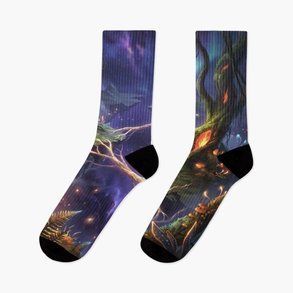 Item preview, Concept Art Ember Sky Jungle Alien Rift Landscape designed and sold by Luminous Wilds.