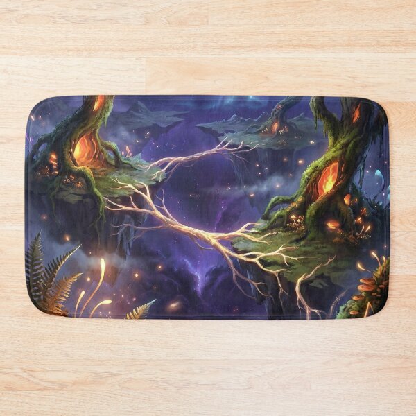 Item preview, Concept Art Ember Sky Jungle Alien Rift Landscape designed and sold by Luminous Wilds.