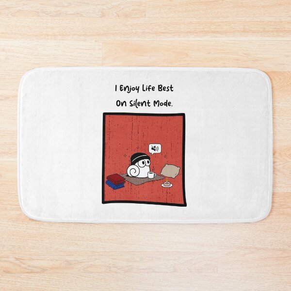 Item preview, Life On Silent Mode - Cozy Introvert Snail Aesthetic designed and sold by snewen.
