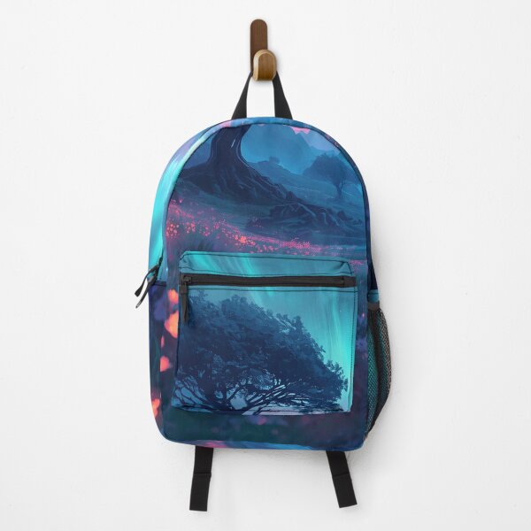 Item preview, Impressionist Skyroot Alien Fantasy Valley Landscape designed and sold by Luminous Wilds.