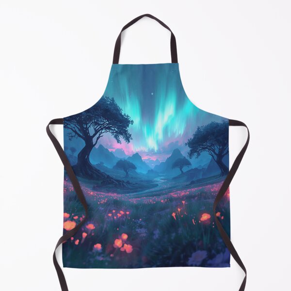 Item preview, Impressionist Skyroot Alien Fantasy Valley Landscape designed and sold by Luminous Wilds.