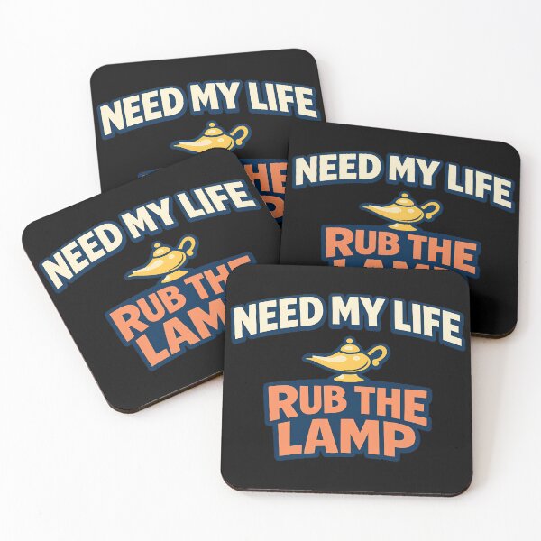 Item preview, Need My Life Rub The Lamp Funny Genie Quote Design designed and sold by TeeTimeTreasure.