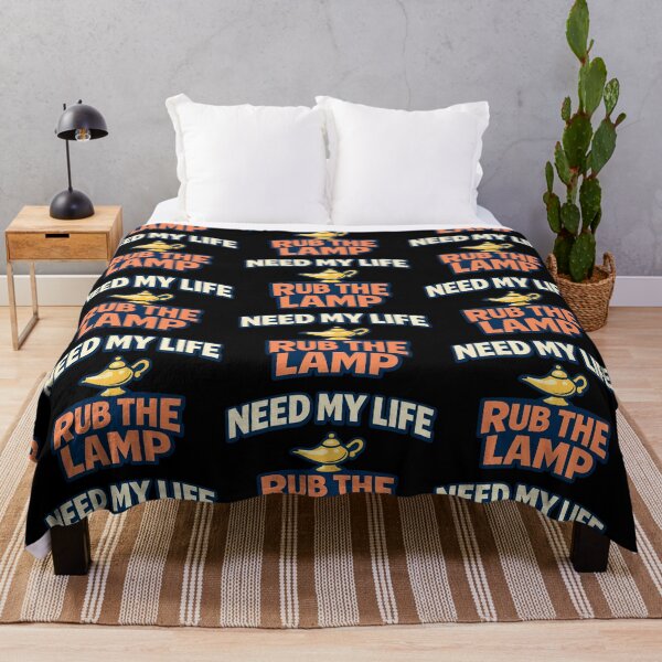 Item preview, Need My Life Rub The Lamp Funny Genie Quote Design designed and sold by TeeTimeTreasure.