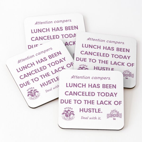 Item preview, Lunch Is Canceled Due To Lack Of Hustle Funny Camp Counselor designed and sold by Dela3.