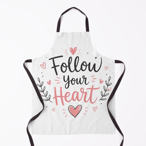 Item preview, Follow Your Heart Cute Motivational Quote Design | Aesthetic Typography Art designed and sold by Sanika arts .