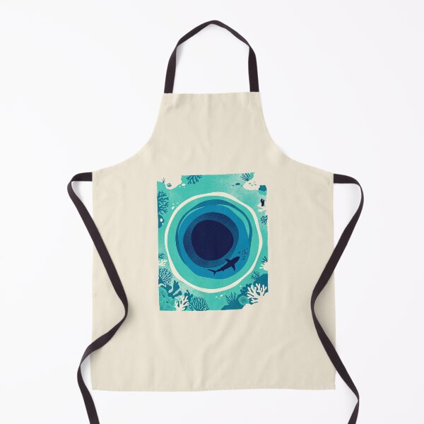 Item preview, Vintage Belize Great Blue Hole Ocean Art designed and sold by DuckOddity.
