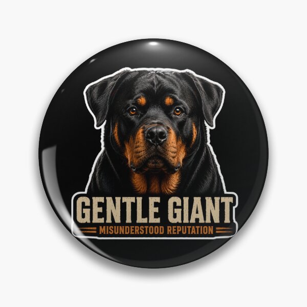 Item preview, Rottweiler Gentle Giant - Misunderstood Reputation Funny Dog designed and sold by GibasVisuals.