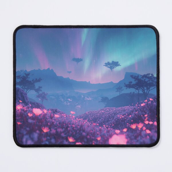 Item preview, Pastel Night Bloom Alien Fantasy Forest Landscape designed and sold by Luminous Wilds.
