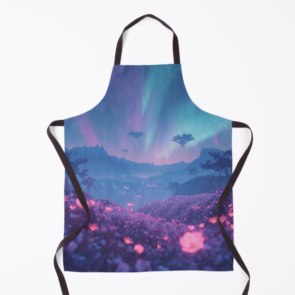 Item preview, Pastel Night Bloom Alien Fantasy Forest Landscape designed and sold by Luminous Wilds.