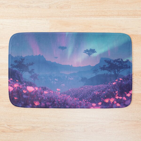 Item preview, Pastel Night Bloom Alien Fantasy Forest Landscape designed and sold by Luminous Wilds.