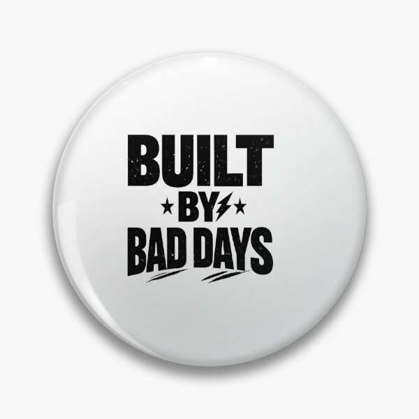 Item preview, Built By Bad Days – Motivational Quote Sticker designed and sold by Lovestickerco.
