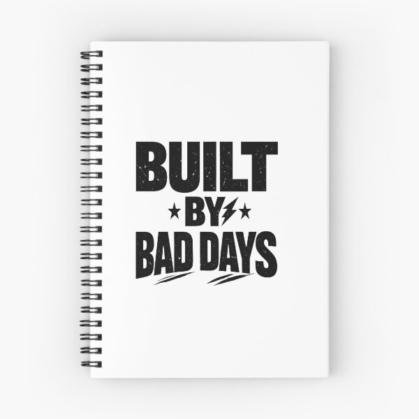 Item preview, Built By Bad Days – Motivational Quote Sticker designed and sold by Lovestickerco.