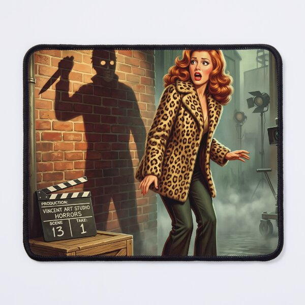 Item preview, Vintage Horror Movie Set Retro Pinup Wall Art designed and sold by Vincent-68.