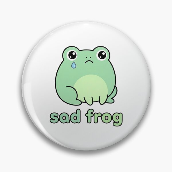 Item preview, Cute Sad Frog Cartoon Design | Kawaii Green Frog Emotional Illustration | Funny Animal Lover Gift designed and sold by morning sun.
