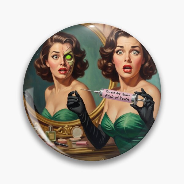 Item preview, Beauty Secrets Horror Issue Vintage Pulp Magazine Cover designed and sold by Vincent-68.