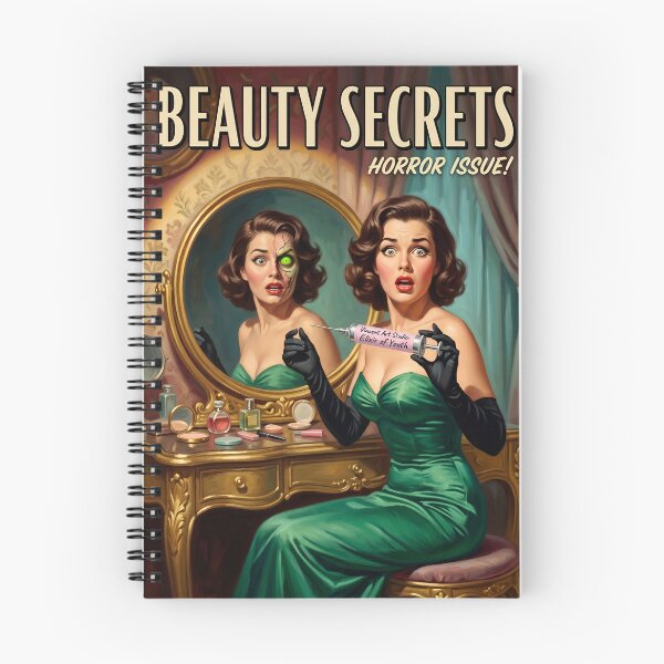 Item preview, Beauty Secrets Horror Issue Vintage Pulp Magazine Cover designed and sold by Vincent-68.