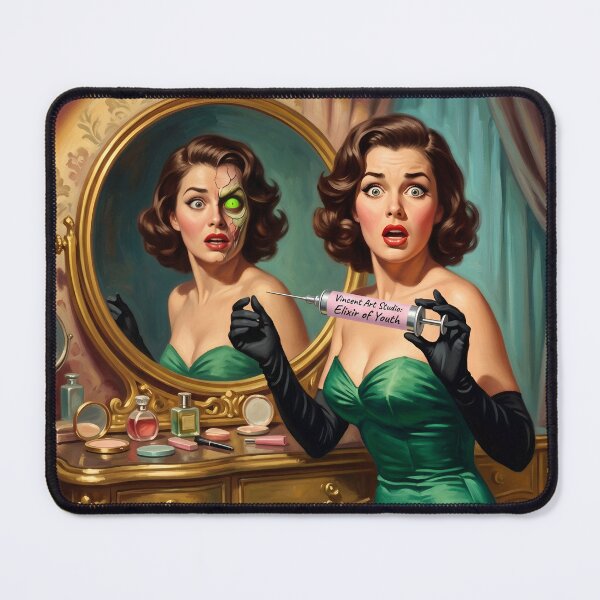Item preview, Beauty Secrets Horror Issue Vintage Pulp Magazine Cover designed and sold by Vincent-68.