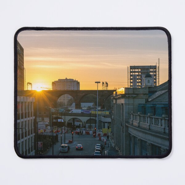 Item preview, Sunset view of Stockport city centre in England designed and sold by WorldScenery.