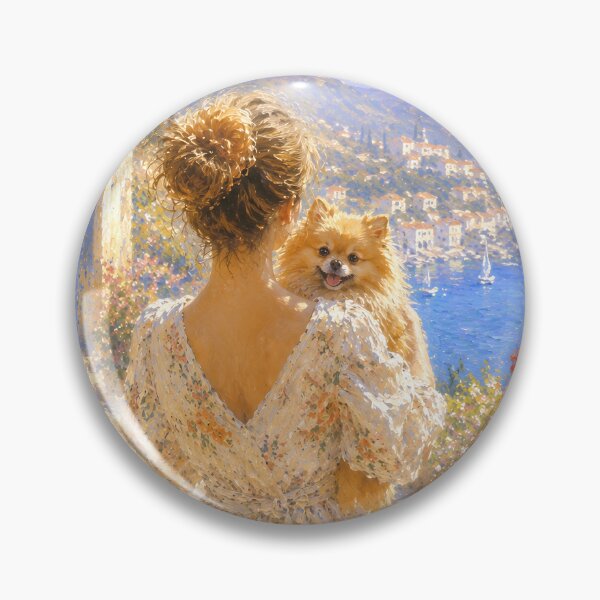 Item preview, Mediterranean Sunshine & Pomeranian Dreams designed and sold by ArcanaAbsolute.