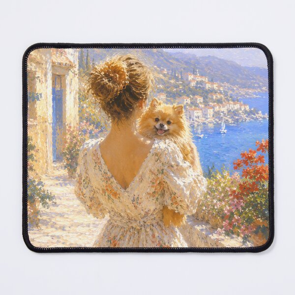Item preview, Mediterranean Sunshine & Pomeranian Dreams designed and sold by ArcanaAbsolute.