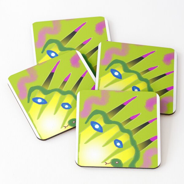 Item preview, Abstract Witches Hand Snake Evil Eye Print designed and sold by TheSnugGirl.
