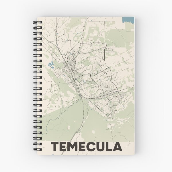 Item preview, Temecula Map designed and sold by MapsNerd.