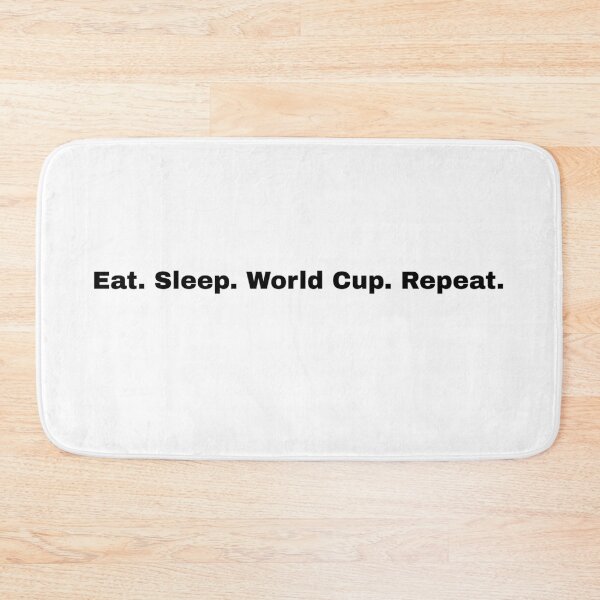 Item preview, Eat. Sleep. World Cup. Repeat. T-Shirt | Soccer Fan Phrase Tee designed and sold by Piising.