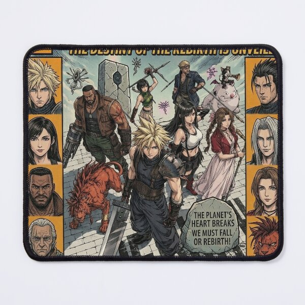 Item preview, Final Fantasyi VII Rebirth Comic Art designed and sold by ChesirEWherry.