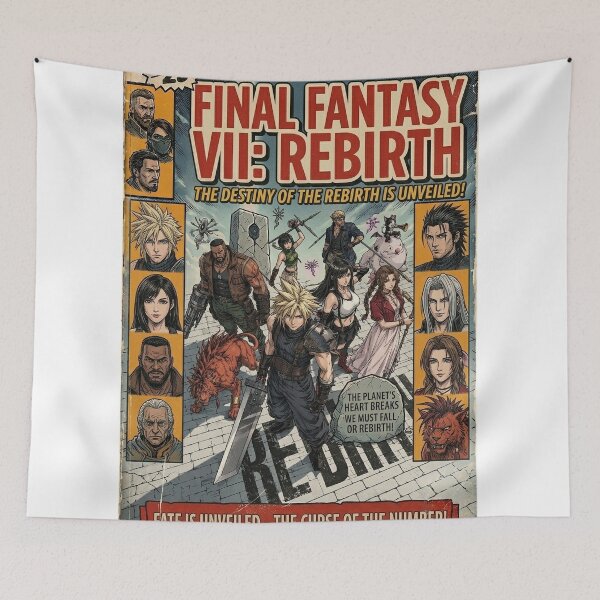 Item preview, Arte del cómic de Final Fantasy VII Rebirth designed and sold by ChesirEWherry.