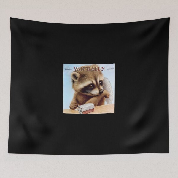 Item preview, Raccoon Van Halen #2793 designed and sold by lukas-lei-art.