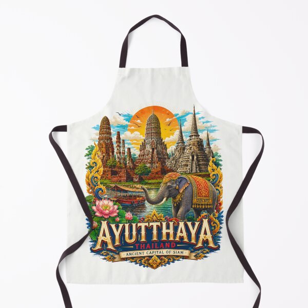 Item preview, World travel fly to Colorful Ayutthaya Thailand ancient capital of siam , brafdesign  designed and sold by Brafdesign.