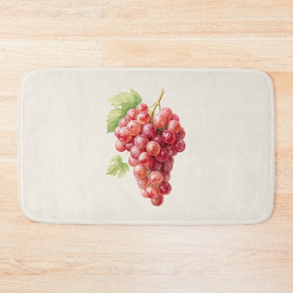 Item preview, Vintage Pink Grapes Watercolor designed and sold by junkydotcom.