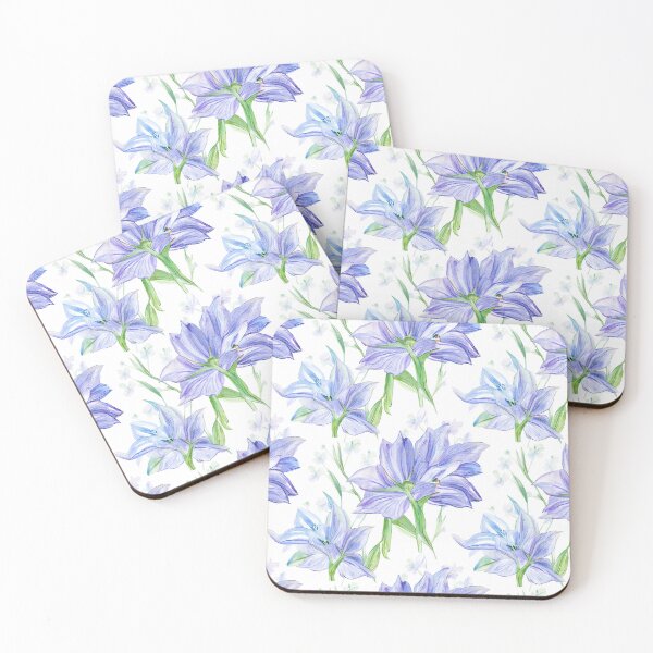 Item preview, Beautiful Bluebells - Blue Floral Pattern designed and sold by SassyArtistry.