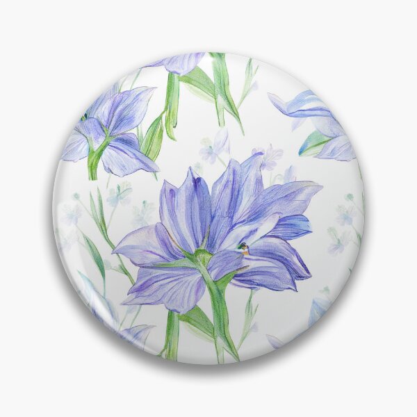 Item preview, Beautiful Bluebells - Blue Floral Pattern designed and sold by SassyArtistry.